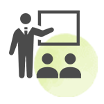 ◎社内外の研修に積極的に参加！